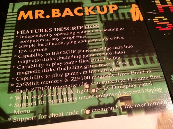 Mr. Backup Z64